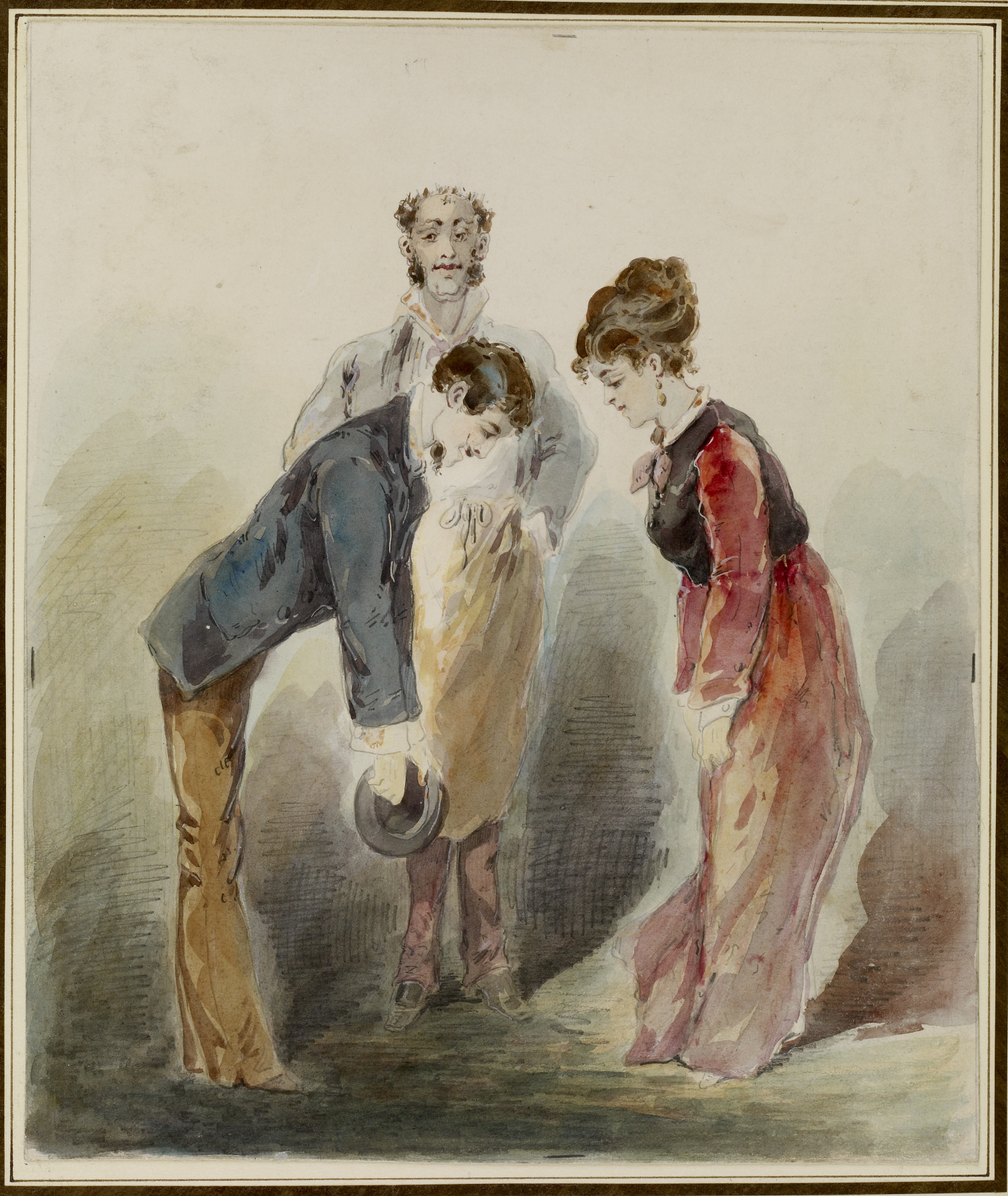 Alfred_Grevin_-_Man_Bowing_to_a_Woman_-_Walters_372806