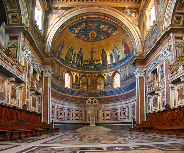 Chair at Basilica of St John Lateran