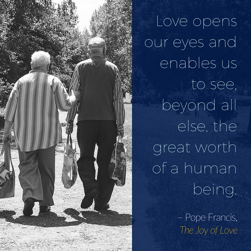 Love opens our eyes