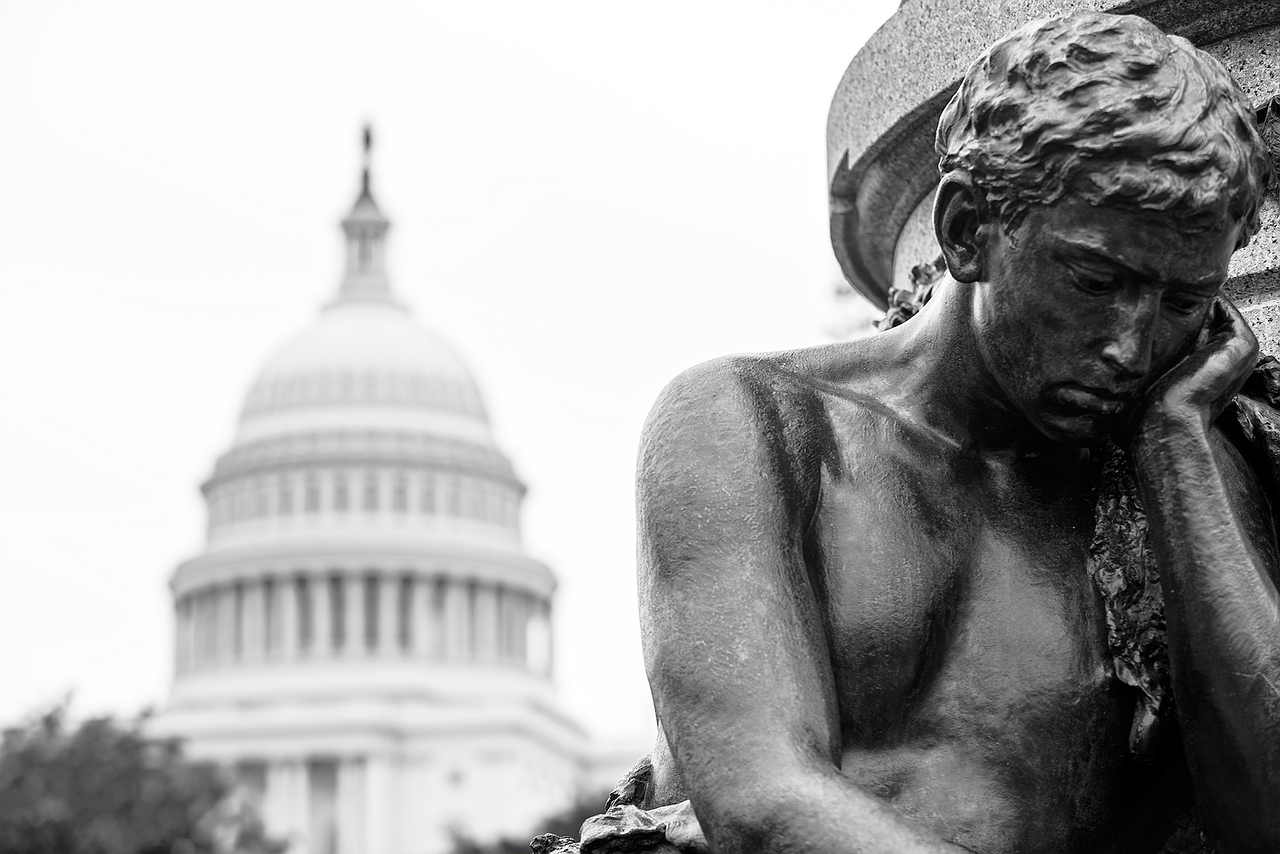 man statue capitol