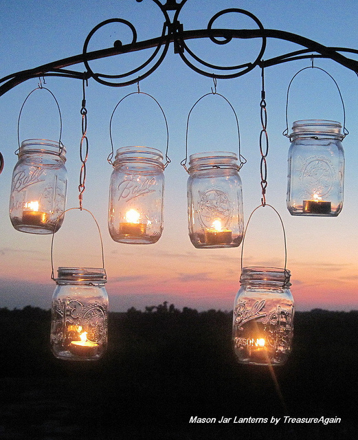 mason jar candles